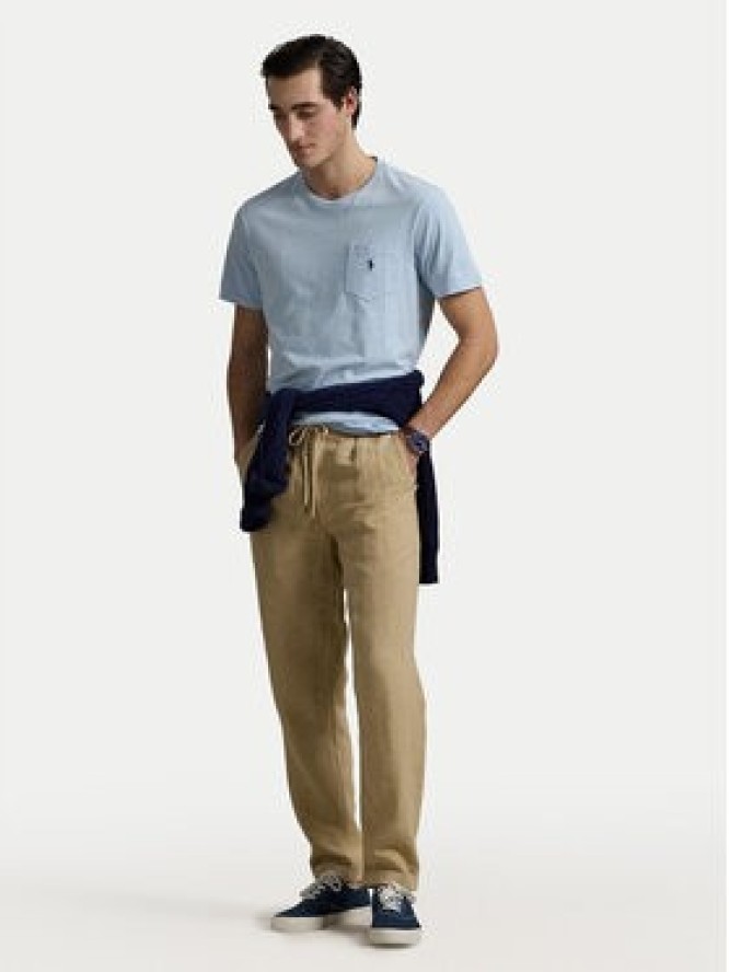 Polo Ralph Lauren T-Shirt 710964511004 Błękitny Regular Fit