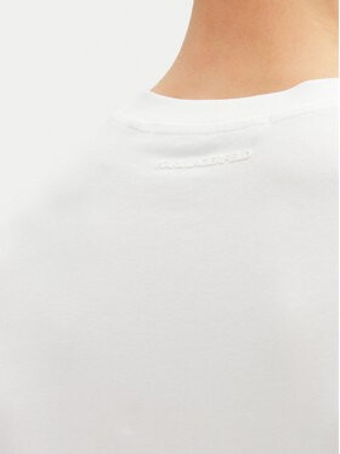 KARL LAGERFELD T-Shirt 755156 552235 Biały Regular Fit