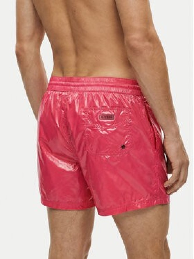 Guess Szorty kąpielowe F6GT03 WN322 Różowy Regular Fit