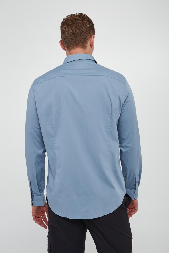 Koszula męska popelinowa ARMANI EXCHANGE