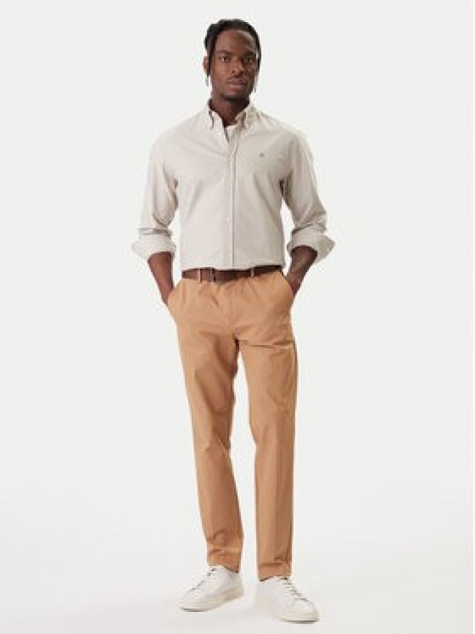 BOSS Koszula H-Liam 50555966 Beżowy Regular Fit