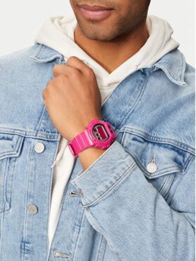 G-Shock Zegarek DW-6900RCS-4ER Różowy