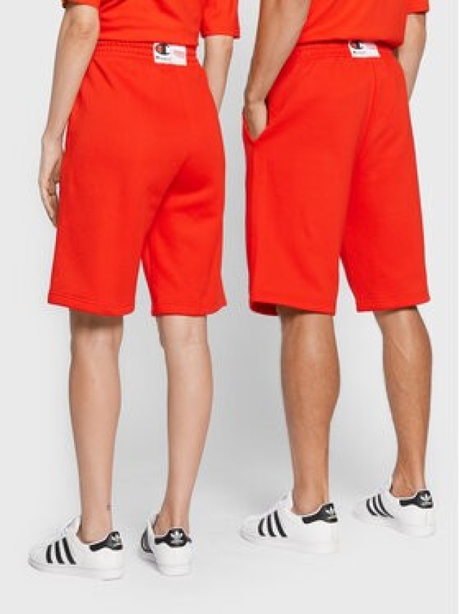 Champion Szorty sportowe Unisex STRANGER THINGS 217782 Czerwony Regular Fit