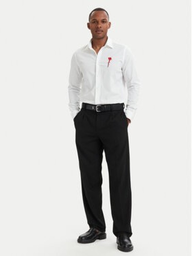 HUGO Koszula Emero 50566268 Biały Relaxed Fit