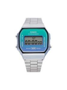 Casio Zegarek Vintage A168WER-2AEF Srebrny