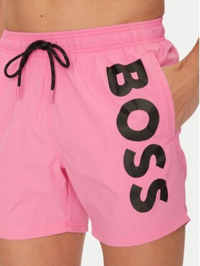 BOSS Szorty kąpielowe Octopus 50514502 Różowy Regular Fit