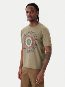 Aeronautica Militare T-Shirt 261TS2538UJ00727 Zielony Regular Fit