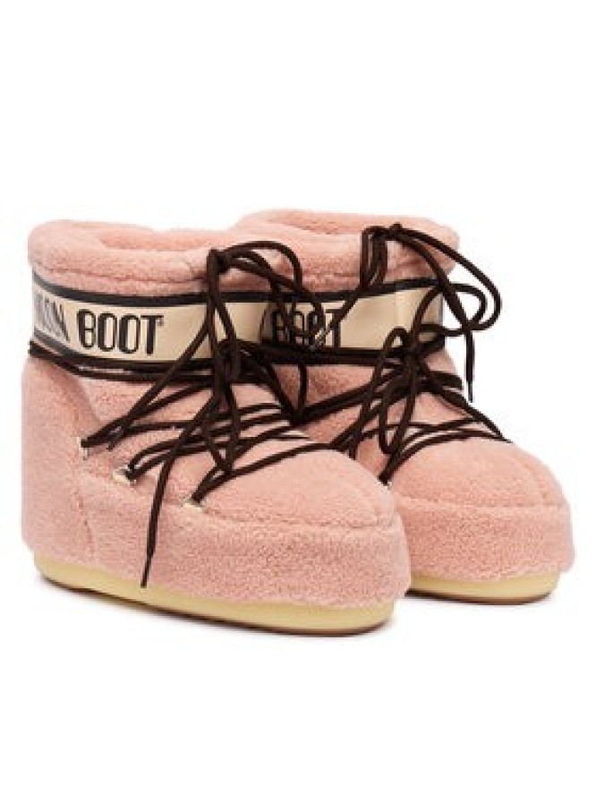 Moon Boot Śniegowce Mb Icon Fleece 80D1409700 Różowy