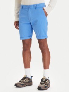 Tommy Jeans Szorty materiałowe Scanton DM0DM22852 Niebieski Slim Fit
