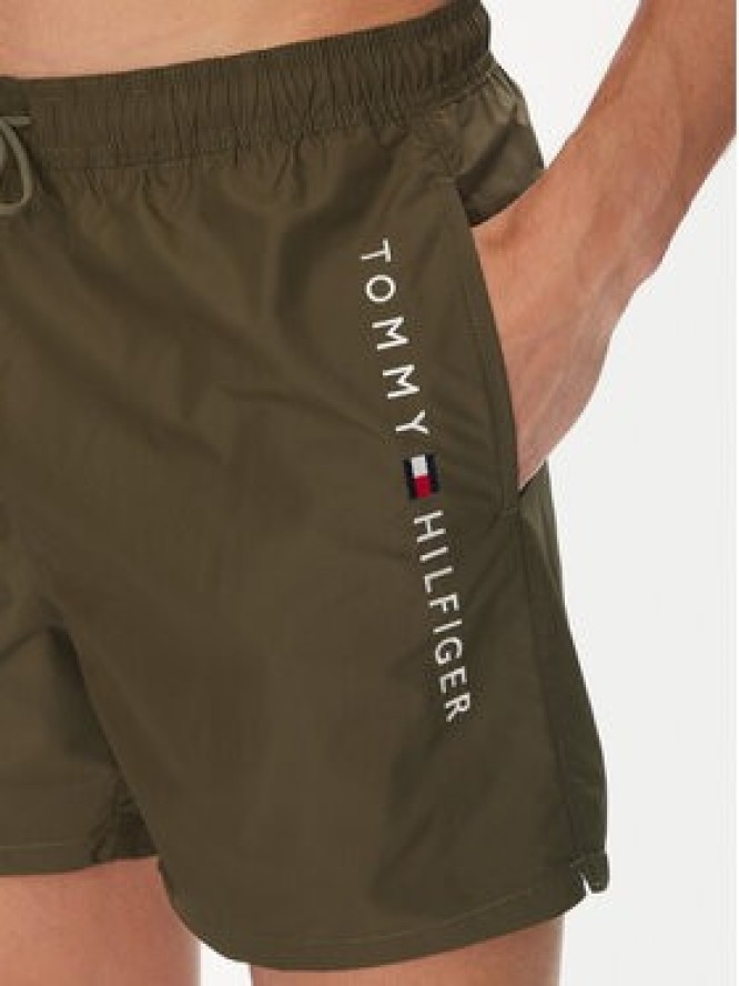 Tommy Hilfiger Szorty kąpielowe UM0UM03258 Zielony Regular Fit