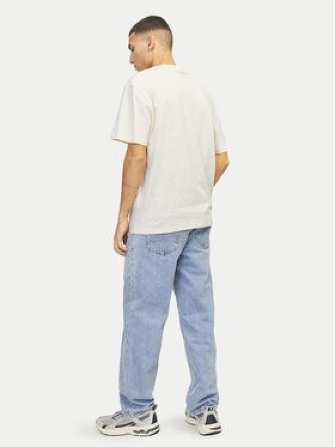 Jack & Jones T-Shirt Lafayette 12250436 Écru Relaxed Fit