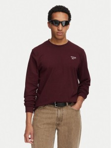 Reebok Longsleeve Feliks RK25738CCM Bordowy Regular Fit