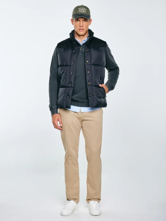 Kamizelka męska pikowana czarna Agrib 906