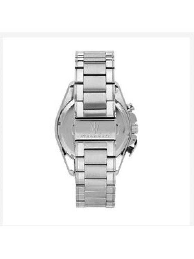 Maserati Zegarek Traguardo Chronograph R8873612066 Srebrny