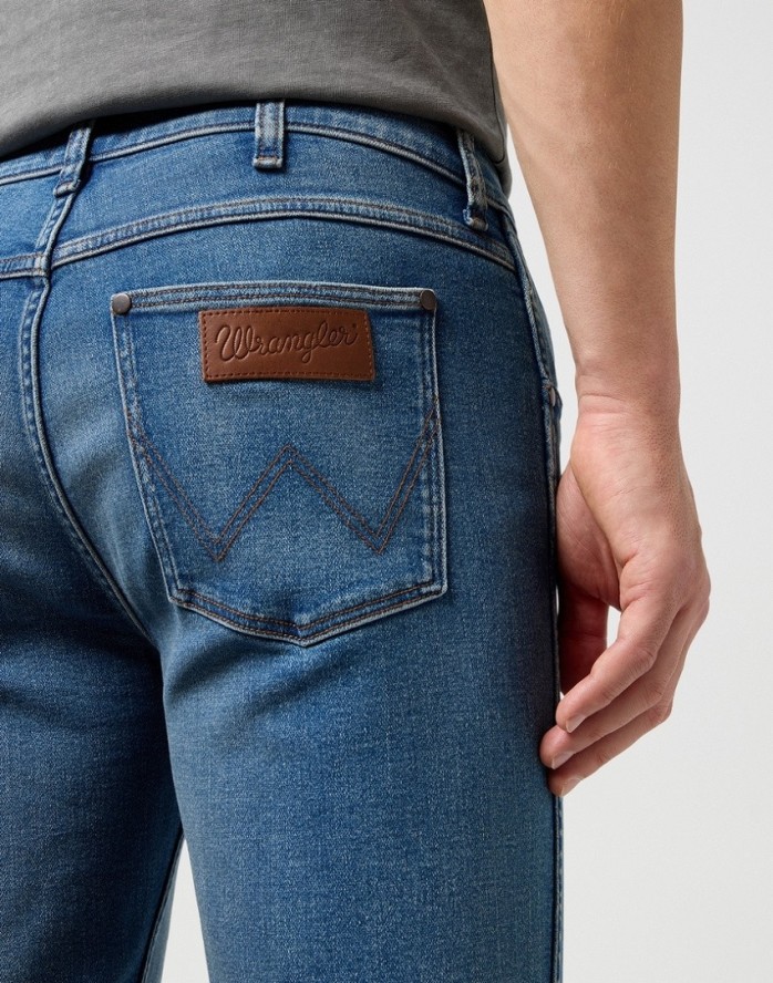 WRANGLER GREENSBORO MĘSKIE SPODNIE JEANSOWE JEANSY DŻINSY CRAFTED 112350835