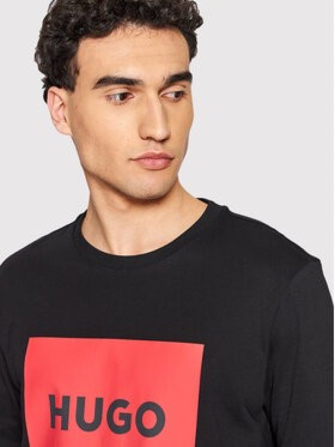 Hugo T-Shirt Dulive222 50467952 Czarny Regular Fit