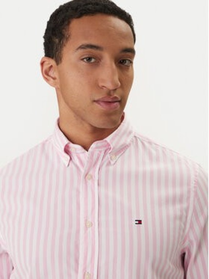 Tommy Hilfiger Koszula MW0MW42440 Różowy Regular Fit