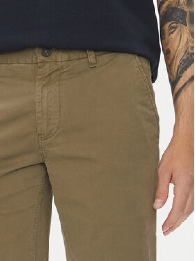 Marc O'Polo Szorty materiałowe M23 0384 15000 Zielony Regular Fit