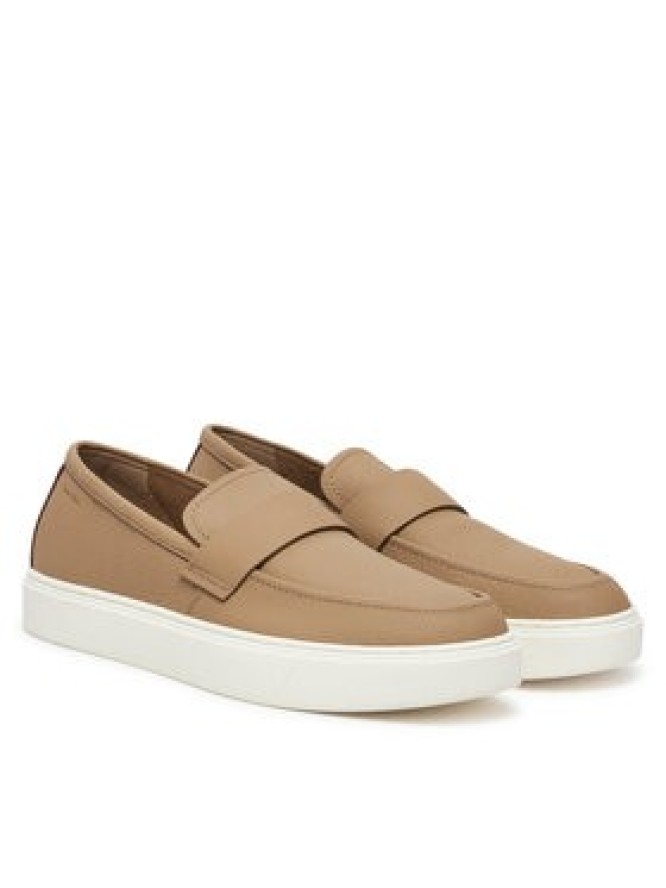 Calvin Klein Mokasyny Moccasin Lth Unlined HM0HM01813 Brązowy