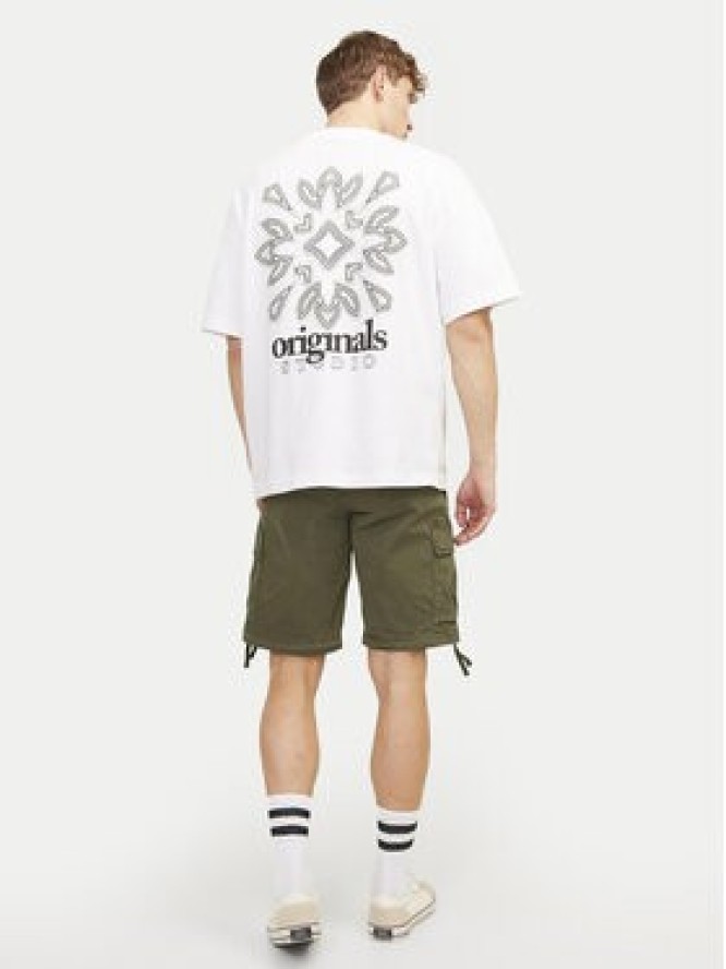 Jack & Jones Szorty materiałowe Cole 12253122 Zielony Loose Fit