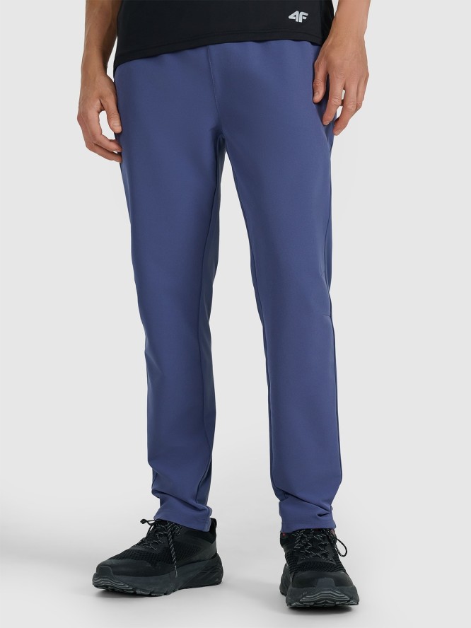 4F Spodnie do biegania w terenie męskie - granatowe XL