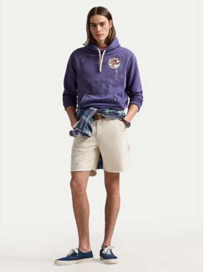 Polo Ralph Lauren Szorty materiałowe 710963172001 Biały Relaxed Fit