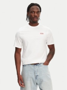 Hunter T-Shirt Tavish HARM0082251 Biały Regular Fit