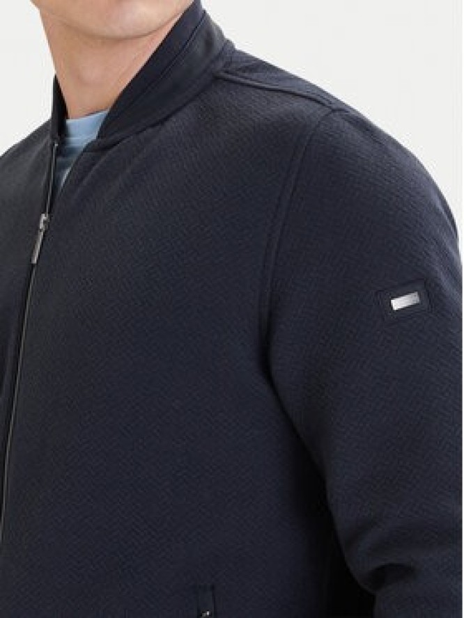 Bugatti Bluza 8750-75174C Granatowy Regular Fit