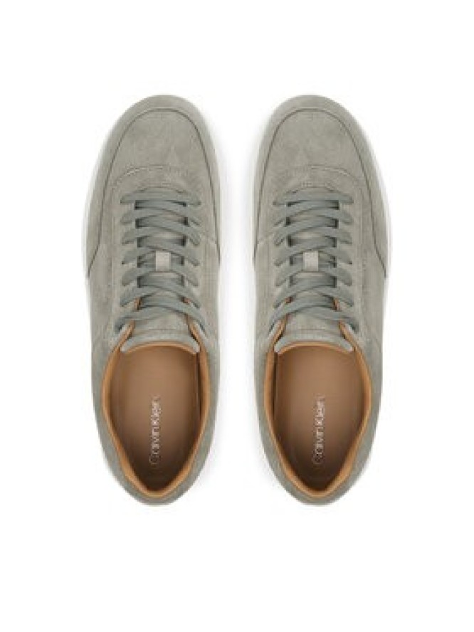 Calvin Klein Sneakersy Clean Cup Low Laceup Oxf Su HM0HM01880 Zielony