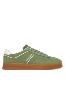 Tommy Jeans Sneakersy The Greenwich Mix Media EM0EM01586 Zielony