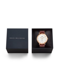 Daniel Wellington Zegarek Classic St. Mawes Horloge DW00100871 Brązowy