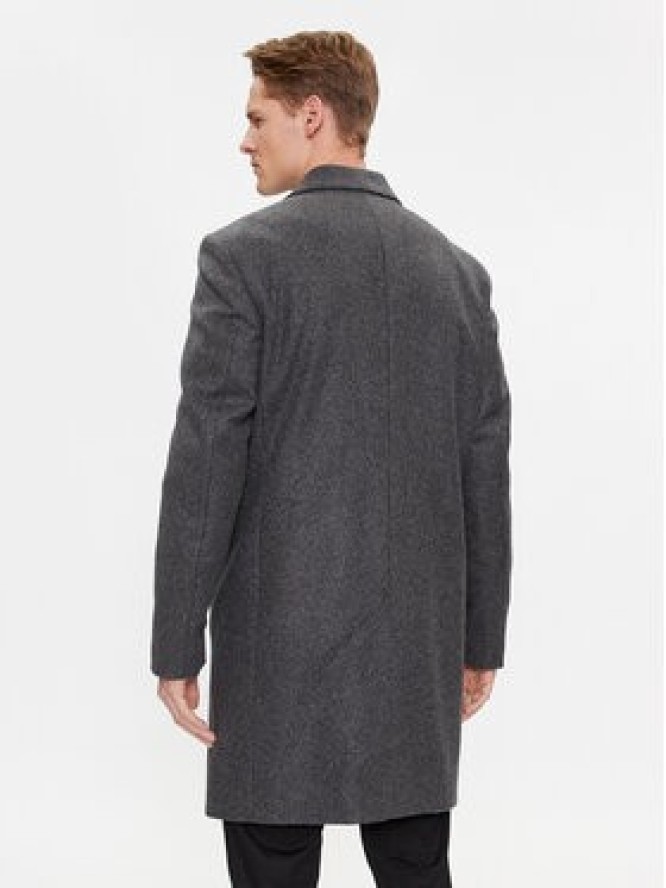 Calvin Klein Płaszcz wełniany K10K110462 Szary Regular Fit