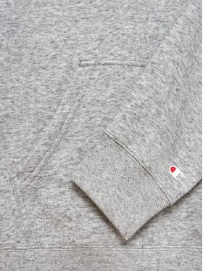 Champion Bluza Script Logo 217142 Szary Comfort Fit
