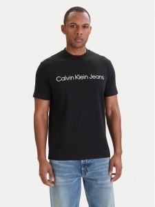 Calvin Klein Jeans T-Shirt LV04RAB810 Czarny Regular Fit