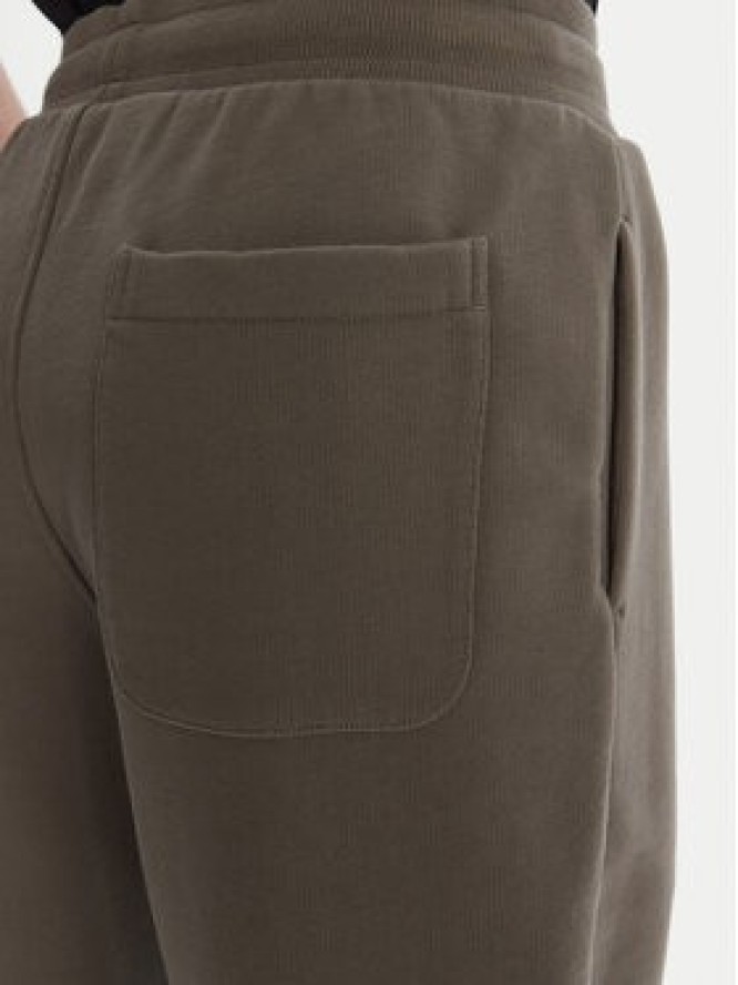 AMI Paris Spodnie dresowe UTR240.747 Khaki Regular Fit