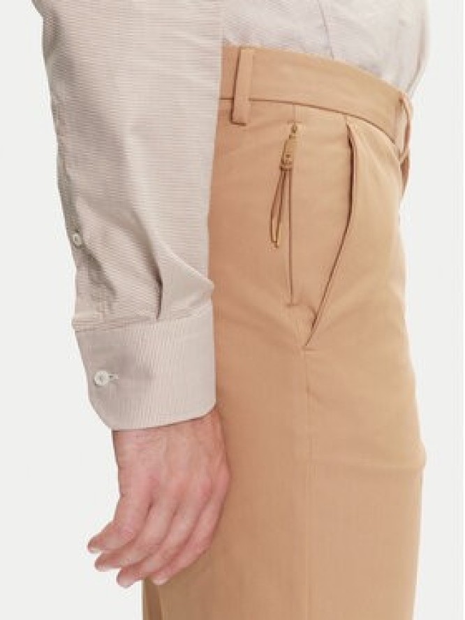 BOSS Chinosy P-Kaiton1 50543945 Beżowy Slim Fit