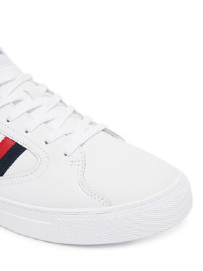 Tommy Hilfiger Sneakersy Icon Court Stripes FM0FM05628 Biały