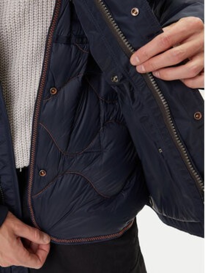 Parajumpers Kurtka puchowa Right Hand 25WMPMJKMA03 Granatowy Regular Fit