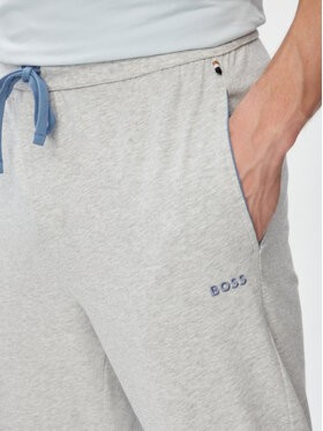BOSS Spodnie dresowe Mix&Match 50515305 Szary Regular Fit
