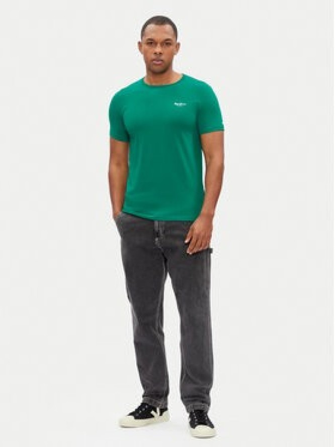 Pepe Jeans T-Shirt Original Basic PM508212 Zielony Slim Fit