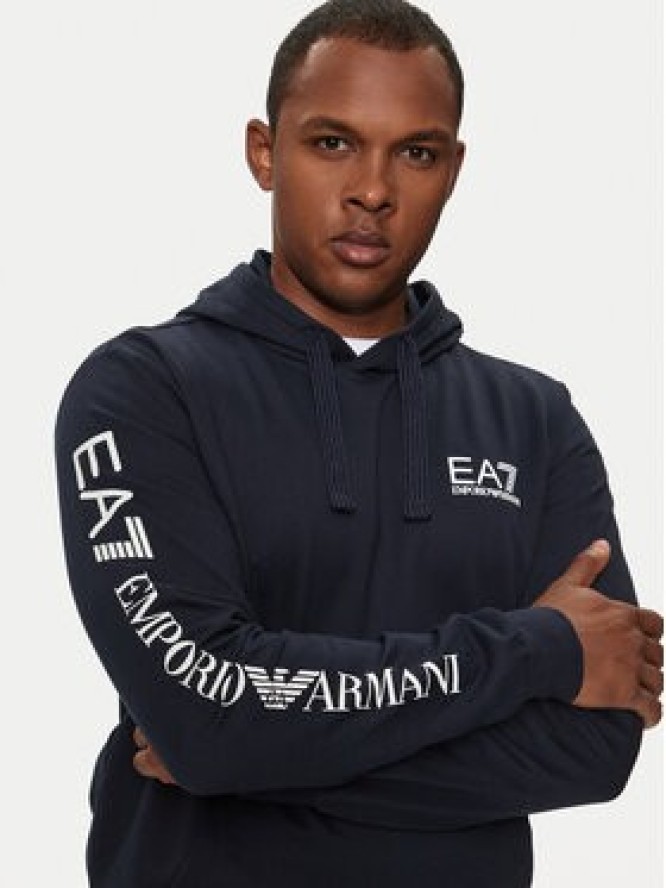 EA7 Emporio Armani Bluza 7M000569 AF13512 MB149 Granatowy Regular Fit