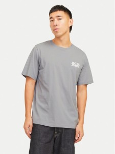 Jack & Jones T-Shirt Corp Logo 12151955 Szary Standard Fit