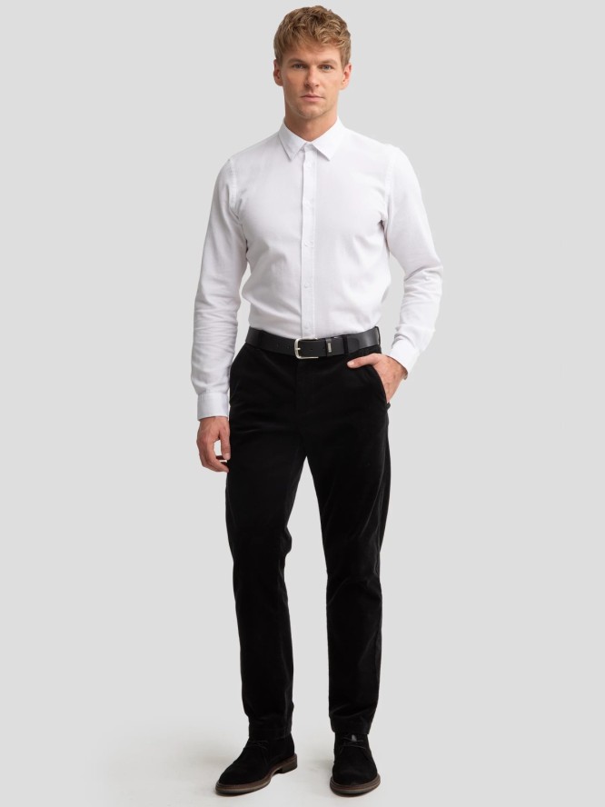 Koszula męska bawełniana biała Menes 101