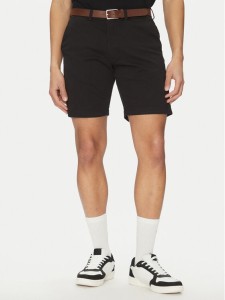 Jack & Jones Szorty materiałowe Marco 12269368 Czarny Regular Fit