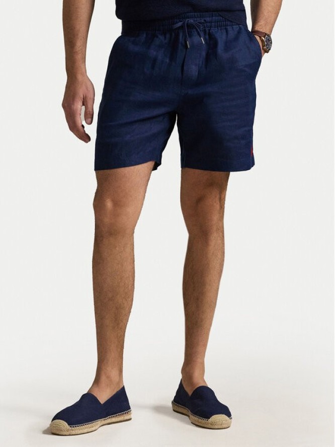 Polo Ralph Lauren Szorty materiałowe 710958586003 Granatowy Classic Fit