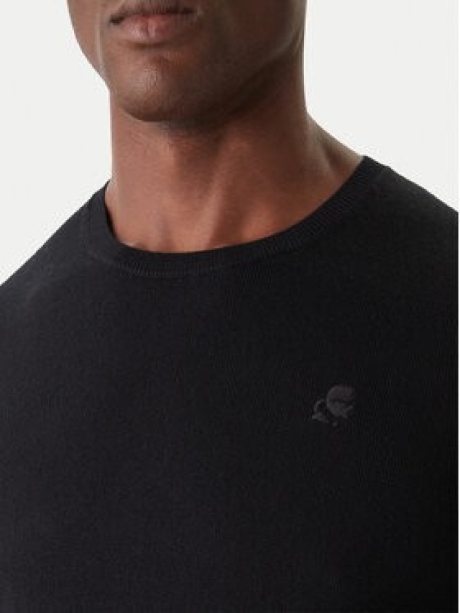 KARL LAGERFELD Sweter 655000 554399 Czarny Slim Fit