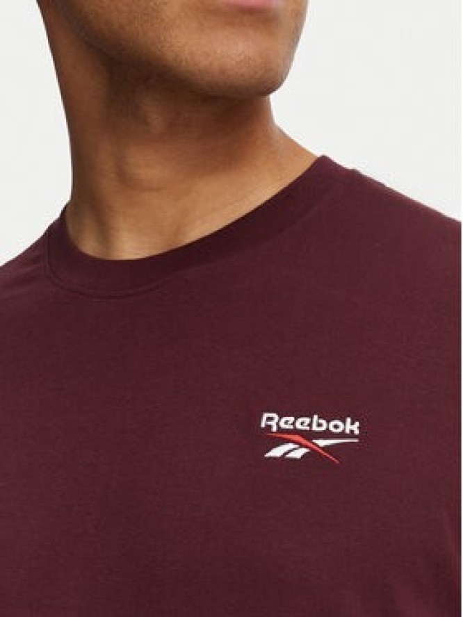 Reebok Longsleeve Feliks RK25738CCM Bordowy Regular Fit