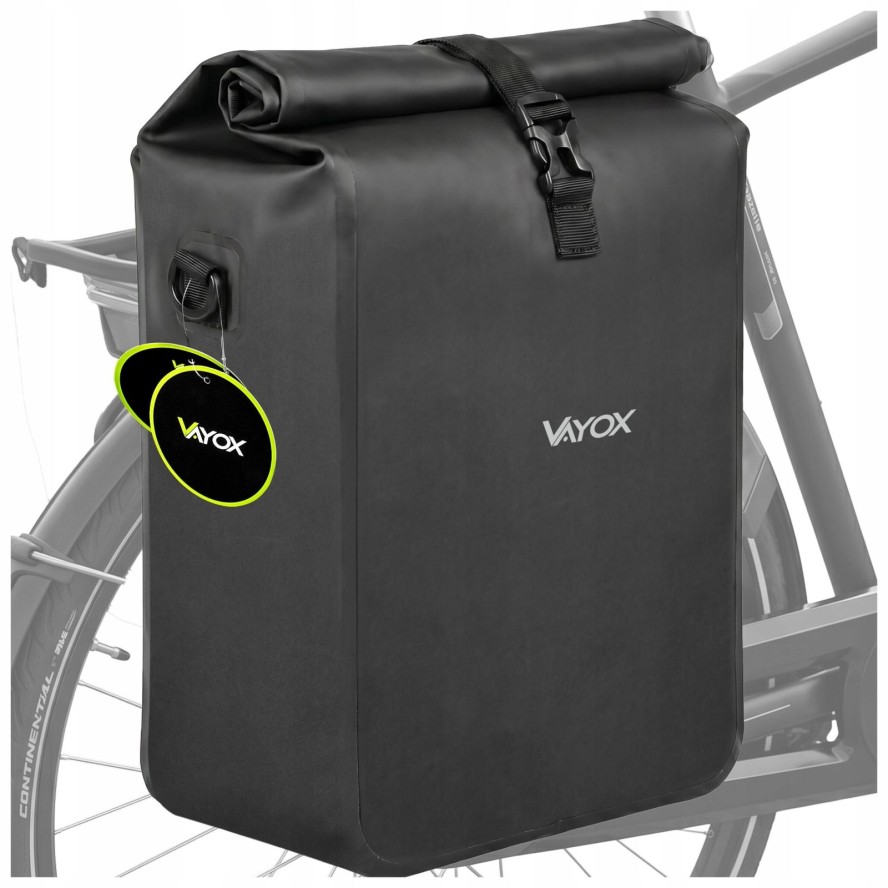 Sakwa rowerowa na bagażnik VAYOX VA0444 boczna wodoodporna 25L