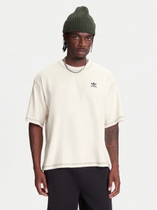 adidas T-Shirt Trefoil Essentials JW0970 Biały Regular Fit
