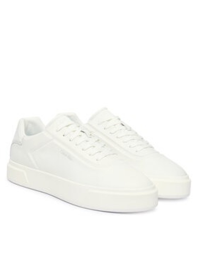 Calvin Klein Sneakersy Basket Cups Oxf Lup Hf Lth YM0YM01452 Biały